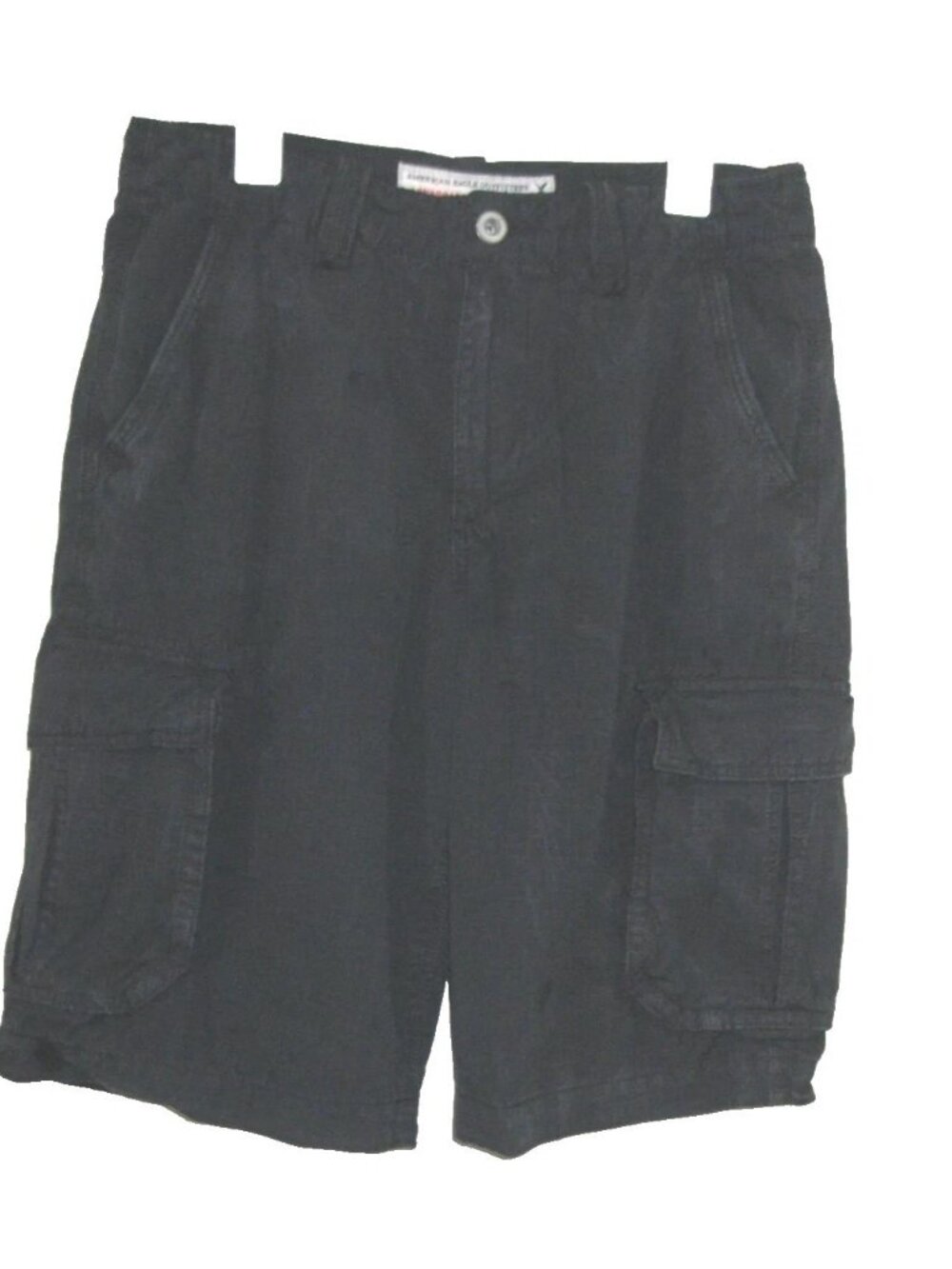 American Eagle Outfitters Cargo Shorts Size 32 Longboard Black Y2K Grunge Hiking